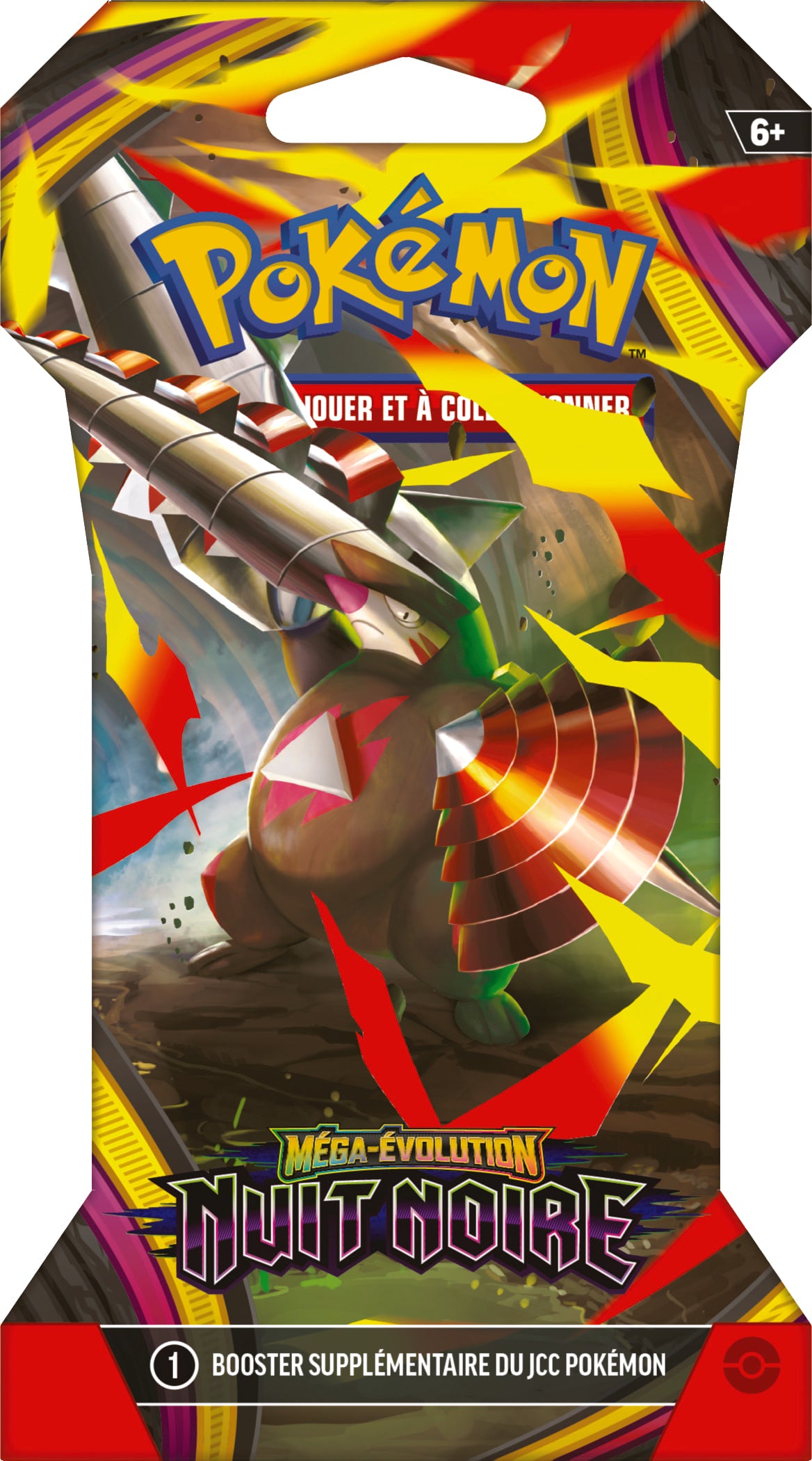 Pokémon JCC Pack de Booster cartonné ME05 Nuit Noire (1 Booster aléatoire) - FR