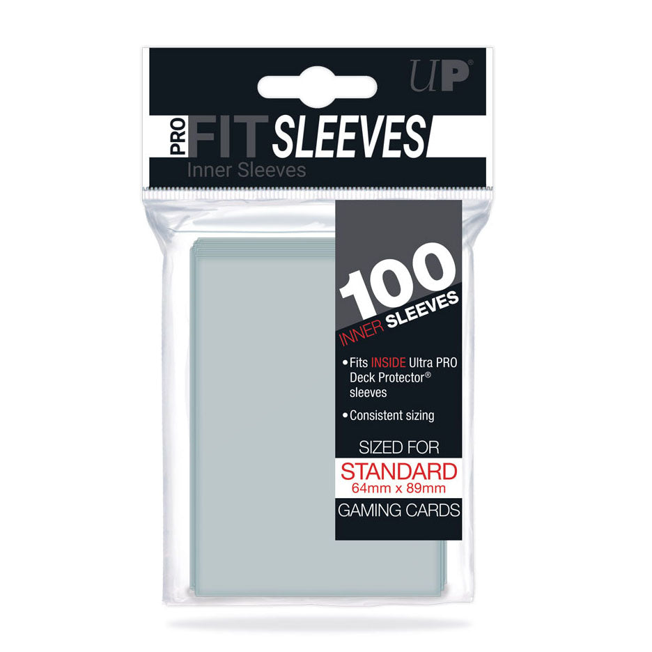 Ultra Pro : Pro Fit Sleeves Taille Standard 64 x 89 mm - Paquet de 100