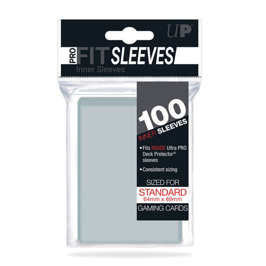 Ultra Pro : Pro Fit Sleeves Taille Standard 64 x 89 mm - Paquet de 100
