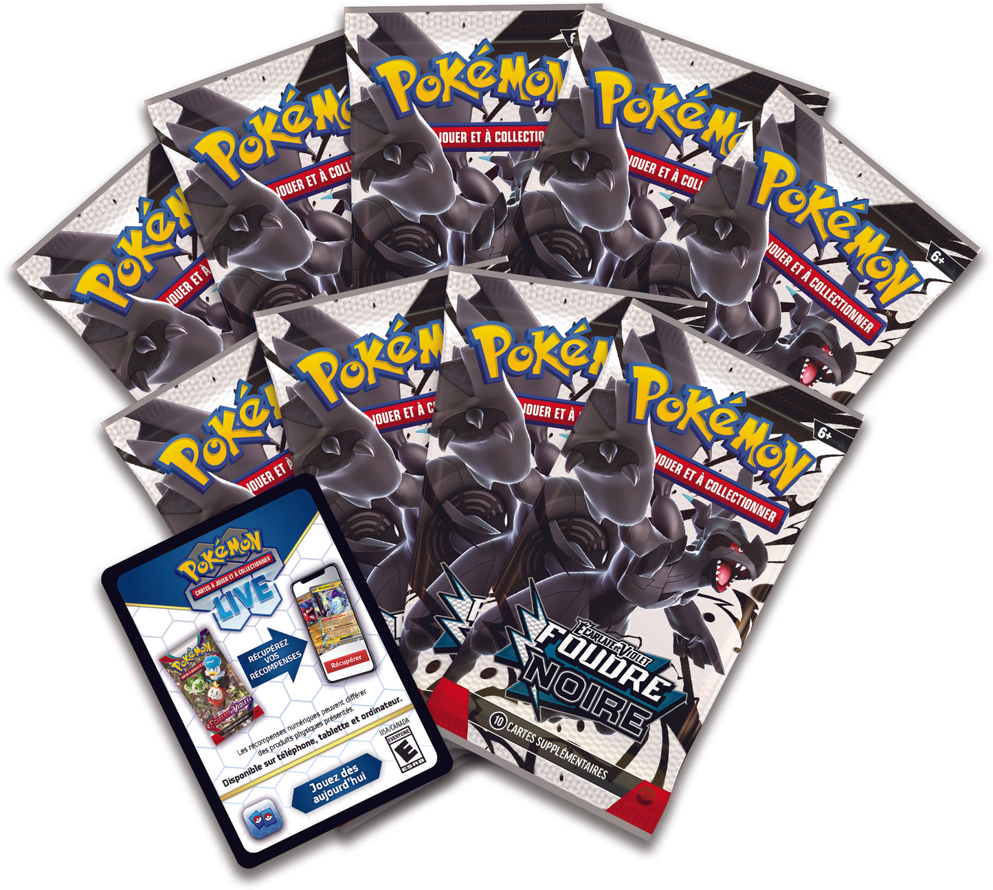 Pokémon JCC : Coffret Dresseur d'Élite Écarlate et Violet - EV 10.5 Foudre Noire - FR
