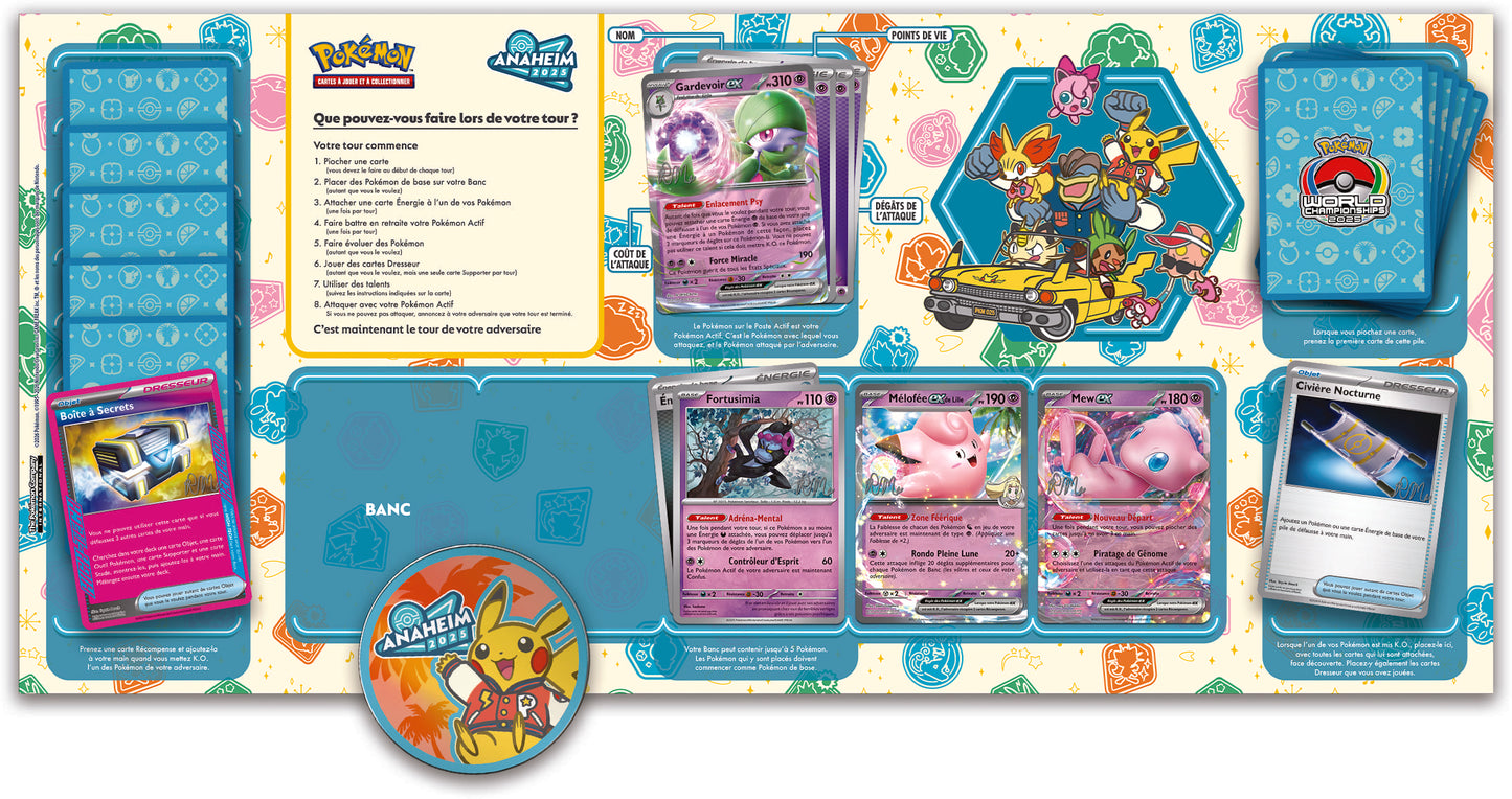 Pokémon JCC : Decks des Championnats du Monde 2025 - FR (1x deck aléatoire)