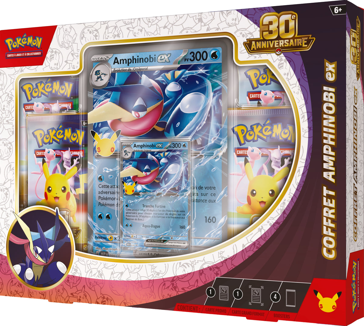 Pokémon JCC : Coffret 30 ans Amphinobi-EX - FR