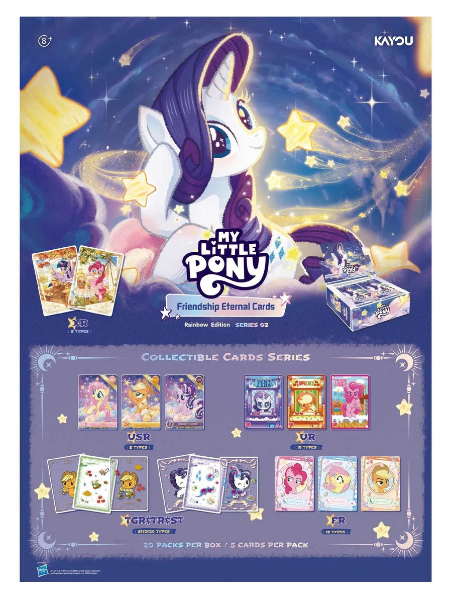 Kayou My Little Pony : Friendship Eternal Cards Display de 24x Booster cartonné Rainbow - UK