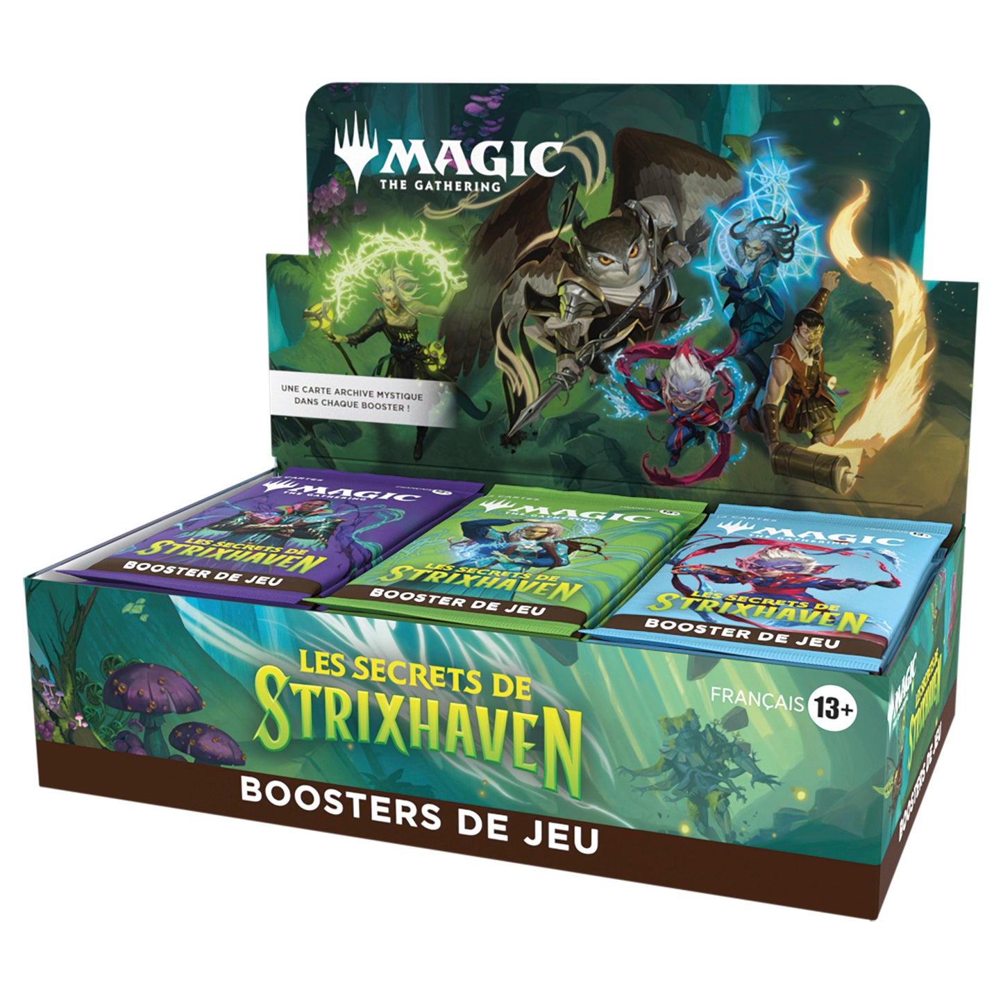 Magic: The Gathering Display de Boosters de jeu Les Secrets de Strixhaven (30 Boosters) FR