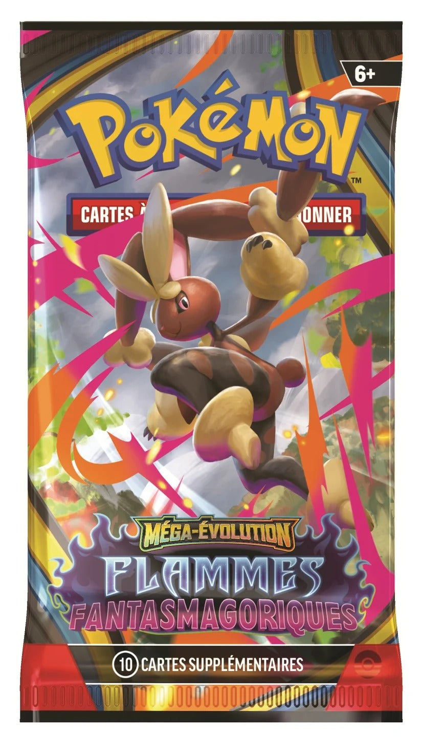 Pokémon JCC : Booster ME02 Méga-Évolution Flammes Fantasmagoriques - FR