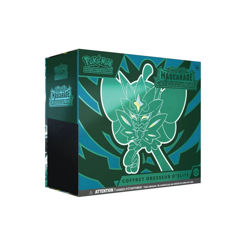 Pokémon JCC : ETB Coffret Dresseur d'Élite EV06 Ecarlate et Violet Mascarade Crépusculaire - FR (Scellage parfait)