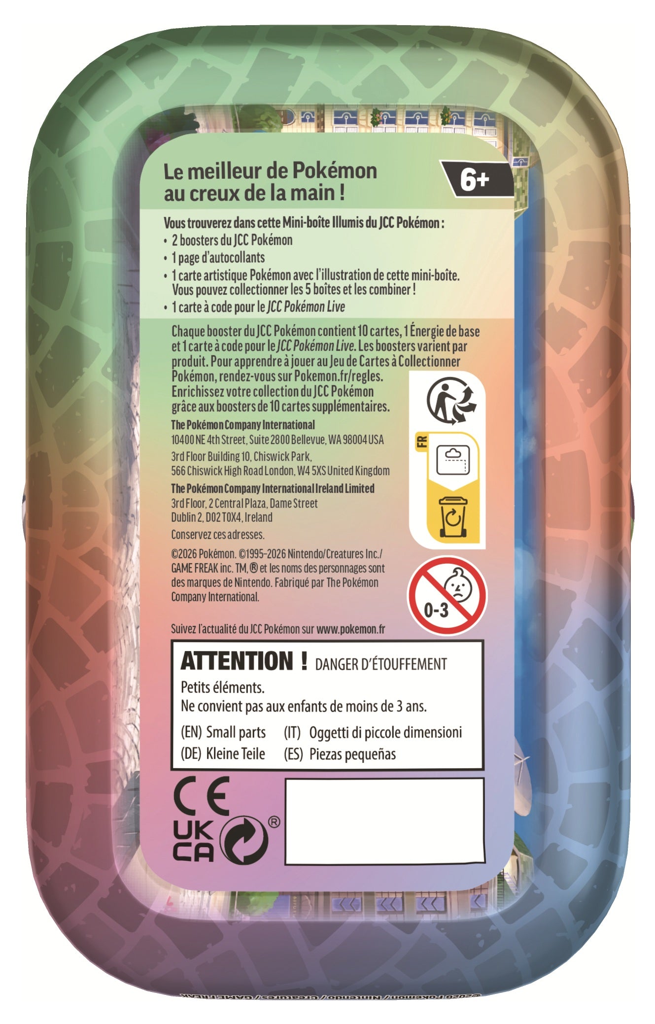 Pokémon JCC : Mini-Boites Mini Tins Méga-Évolution ME03 ME04 1x Boite Aléatoire FR