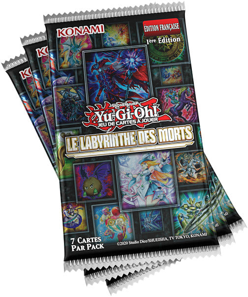 Yu-Gi-Oh! Pack de 3 Boosters Labyrinthe des Morts - FR