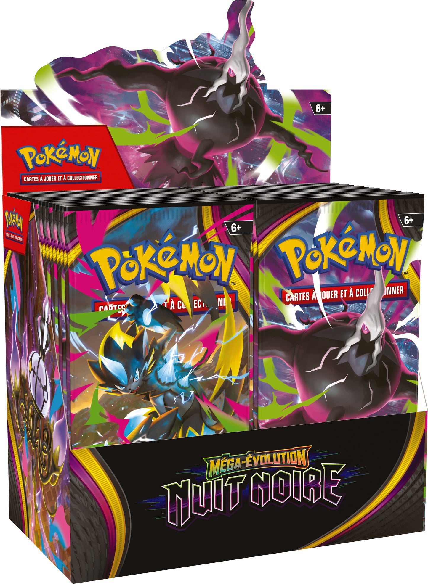 Pokémon JCC : Display x36 Booster ME05 Méga-Évolution Nuit Noire - FR