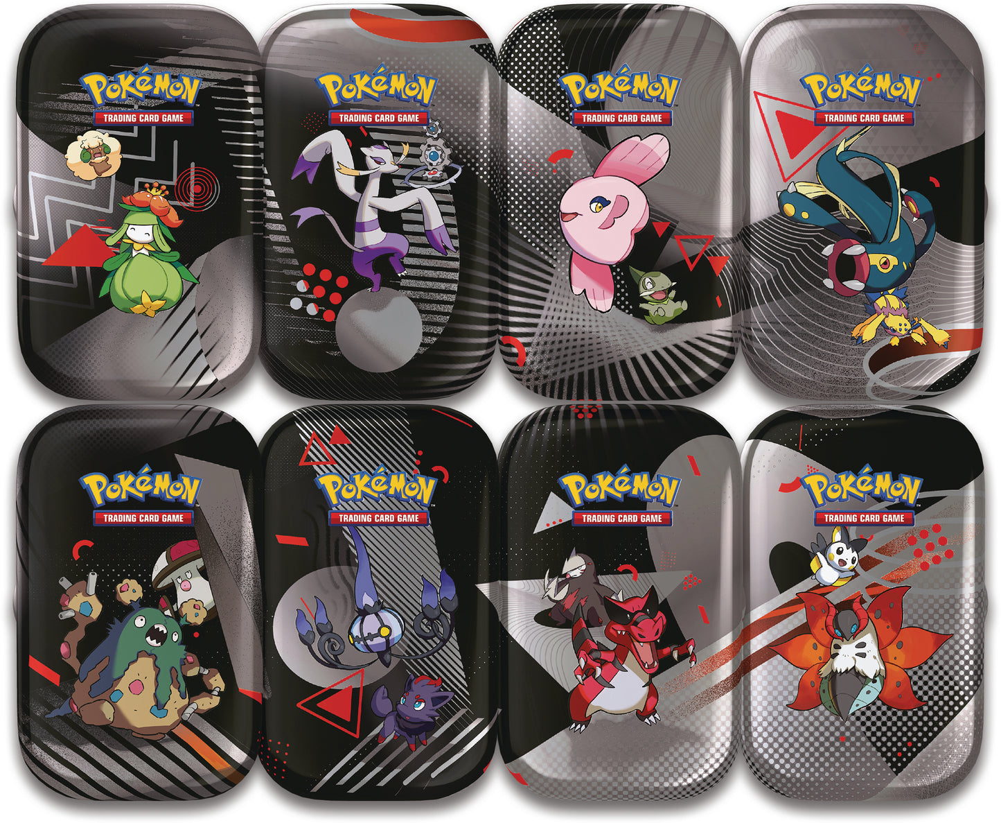 Pokémon JCC : Mini tin Unys Écarlate et Violet - EV 10.5 Foudre Noire et Flamme Blanche (1x mini-boîte aléatoire) - FR