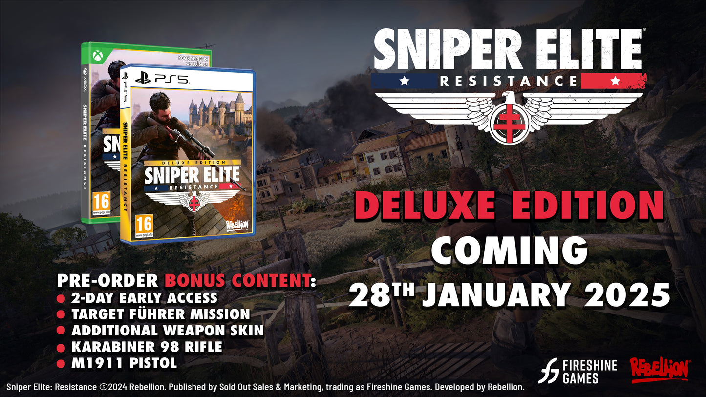 Sniper Elite Resistance  Deluxe Edition Playstation 5 PS5