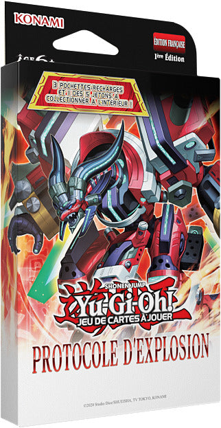 Yu-Gi-Oh! Pack de 3 Boosters Protocole d’Explosion - FR