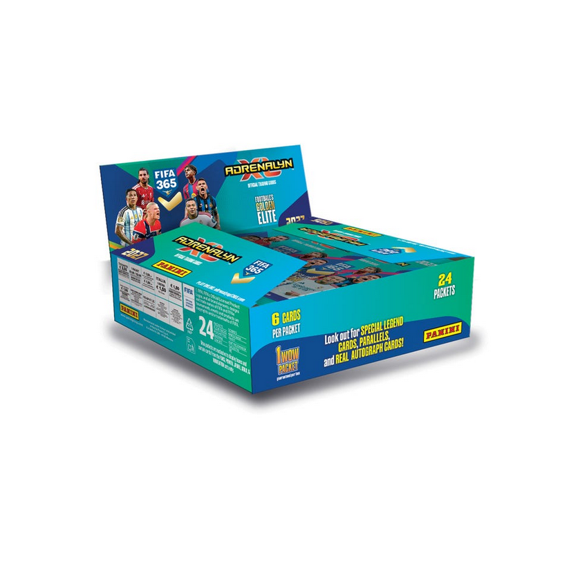 Panini Fifa 365 Adrenalyn XL 2027 : Display de 24 Pochettes de 6 Trading Cards