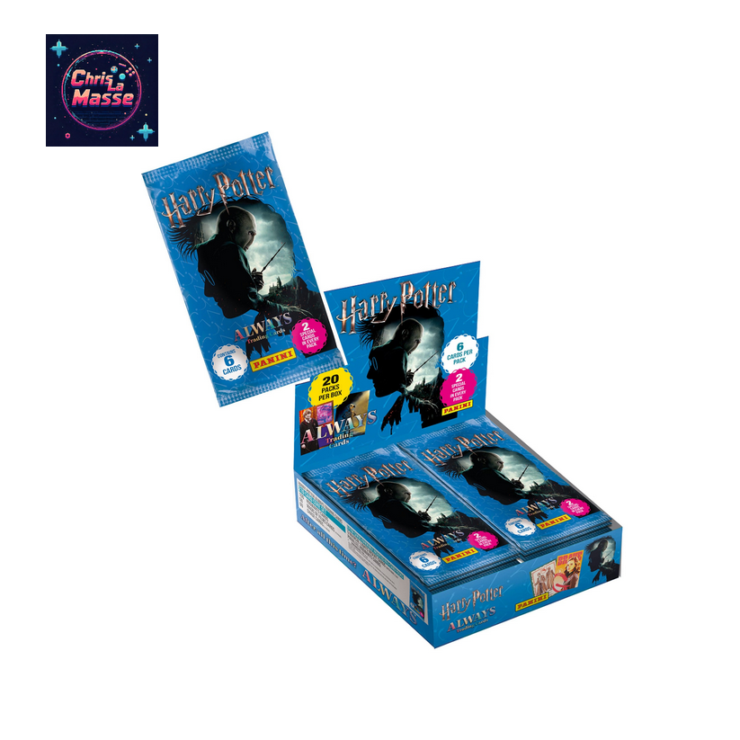 Panini Harry Potter Always : Display de 20 Pochettes de 6 Trading Cards