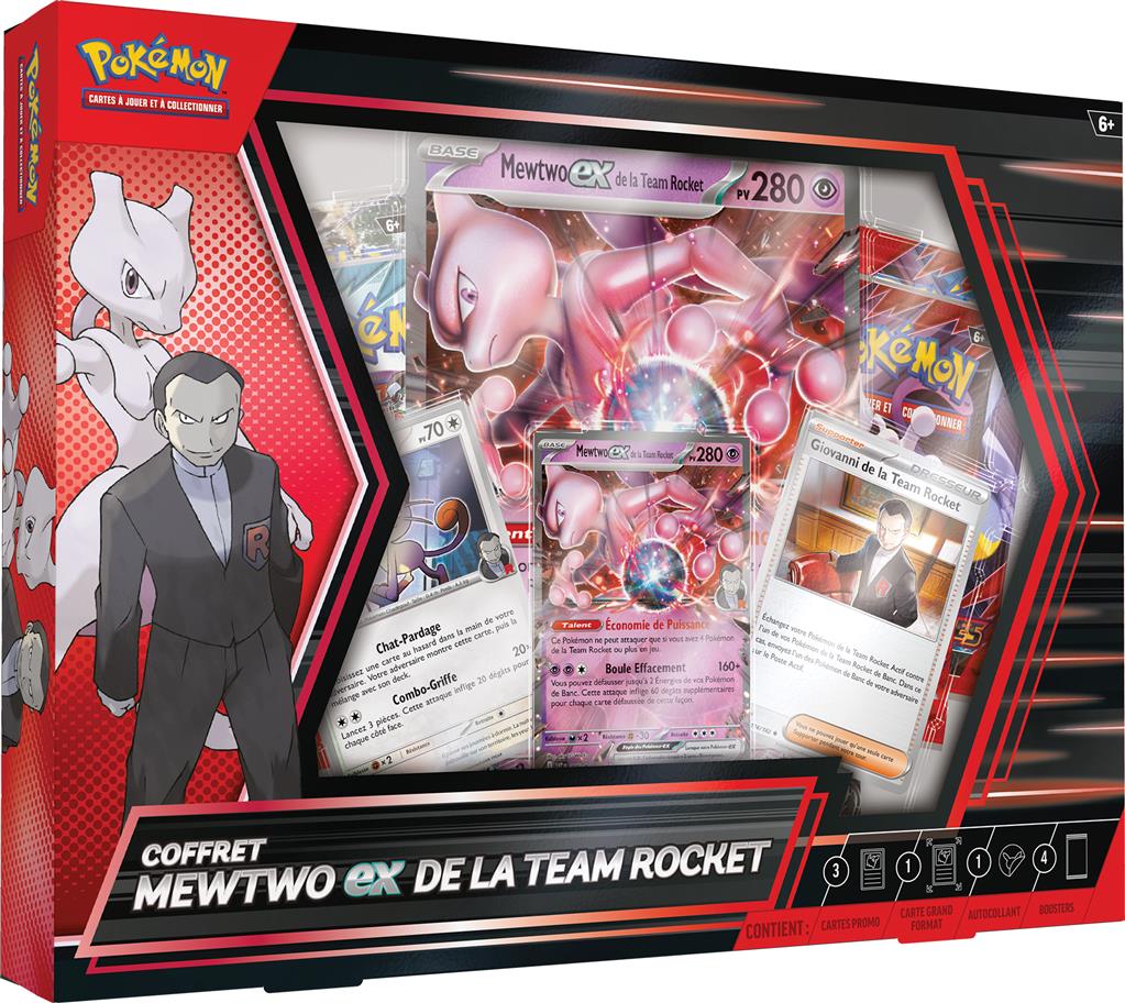 Coffret Pokémon Mewtwo EX de la Team Rocket