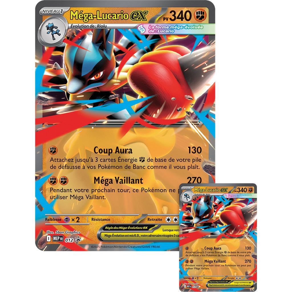 Pokémon JCC : Collection avec figurine Méga Lucario ex FR