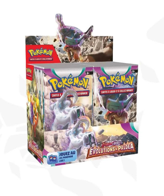Pokémon JCC : Display x36 Booster EV02 Ecarlate et Violet Evolutions à Paldea - FR