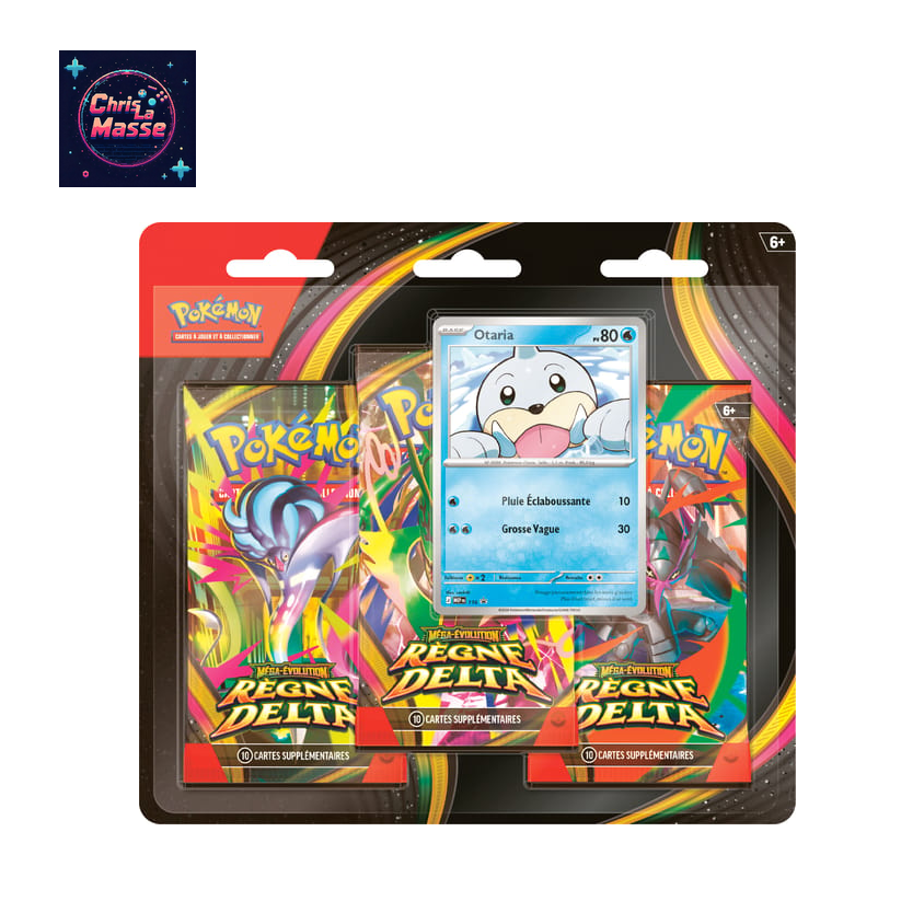 Pokémon JCC - Pack de 3 Boosters ME06 Méga-Évolution Règne Delta - FR